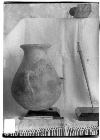 Vaso in ceramica decorato, scavi Taramelli, 1918