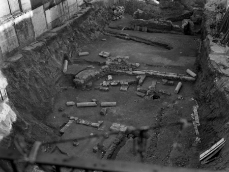 Veduta generale, scavi 1957