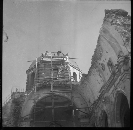 Cupola, durante la demolizione