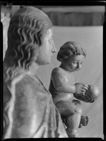 Madonna di Bonaria (prima del restauro), scultore sardo-spagnolo del '400, 1957