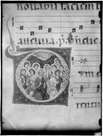 Antifonario miniato del secolo XIV (gli Apostoli)