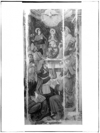 Ancona, Pentecoste, Pittore sardo della metà del secolo XVI (frammento d'ancona)
