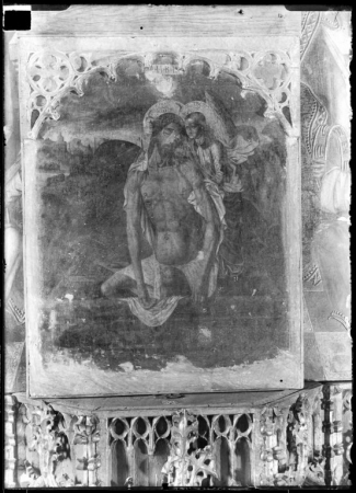 Ancona di San Francesco, particolare della Pietà, Maestro di Castelsardo