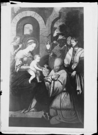 Adorazione dei Magi (dopo il restauro), Maestro della Sant'Orsola (Francesco Pinna?)