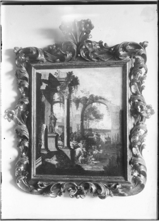 Putti e Baccanti su fondo di rovine, P. Pannini (G.G. Santi)