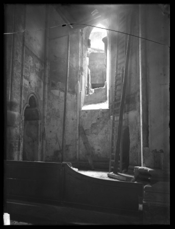 Cappella gotica (durante i lavori)