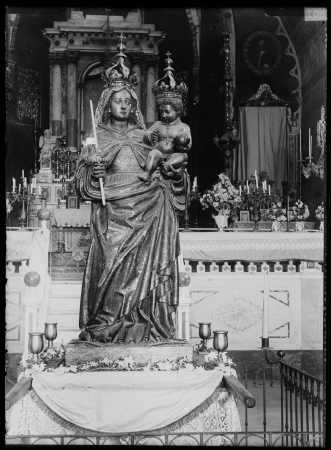 Statua della Vergine, Arte spagnola del secolo XIV-XV