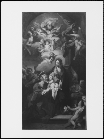 Sacra Famiglia (dopo il restauro), S. Conca, 1952